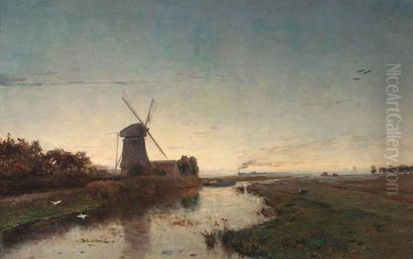 Le Point Du Jour, Vue Prise Dans Les Environs De Amsterdam(hollande) - view 1