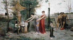 Sacrificing Dolls 1871 by Luc-Olivier Merson