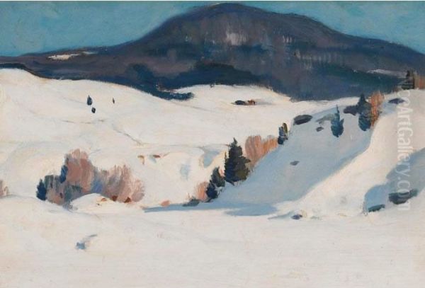 River In Winter, Baie St. Paul - view 1