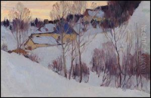 Hillside, Baie-saint-paul, Winter Hillside, Baie-saint-paul, Winter