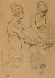 Figure Studies: Ile De Orleans (sic).
