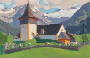 Laueuen, Switzerland by Clarence Alphonse Gagnon