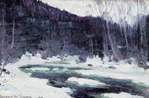 Riviere En Hiver