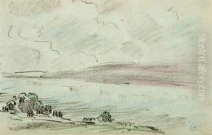 Landscape. by Clarence Alphonse Gagnon