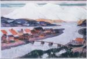 Village Of Sitka (study For Le Grand Silence Blanc) Village Of Sitka (study For Le Grand Silence Blanc)