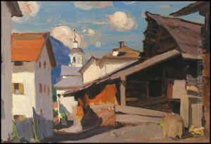 Haute Savoie, France by Clarence Alphonse Gagnon