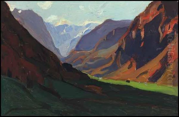 Canton De Glaris, Vallee Du Linthal, Switzerland - view 1