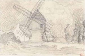 Moulin A St.briac by Clarence Alphonse Gagnon