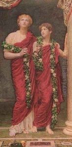A Garland by Albert Joseph Moore