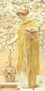 Azaleas by Albert Joseph Moore