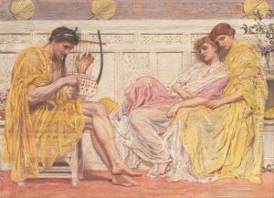 A Musician by Albert Joseph Moore