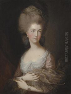 Portrait Of Mrs. Horton, Nee Luttrell (1743-1788), Later Duchess Of Cumberland by Thomas Gainsborough