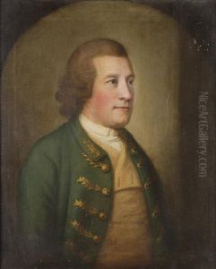 Portrait Of A Gentleman Half Length, In A Feigned Oval by Thomas Gainsborough