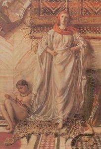 Dancing Girl Resting by Albert Joseph Moore