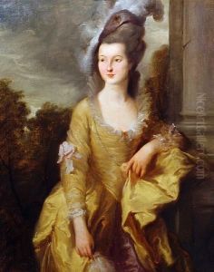 Portrait Of The Hon. Mrs Graham by Thomas Gainsborough