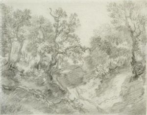 Wooded Landscape by Thomas Gainsborough