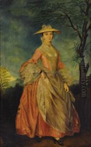 Portrait Of Mary, Countess Howe by Thomas Gainsborough