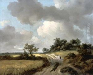 Landscape With Figures On A Path by Thomas Gainsborough