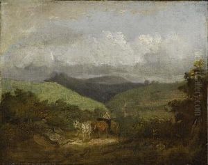The Waggoner: Landscape Near Bath by Thomas Gainsborough