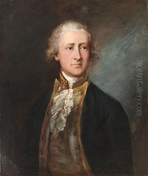 Portrait Of Captain Phipps, Half Length, In Naval Uniform - view 1