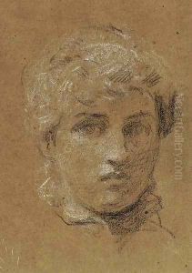 Study of the head of a girl