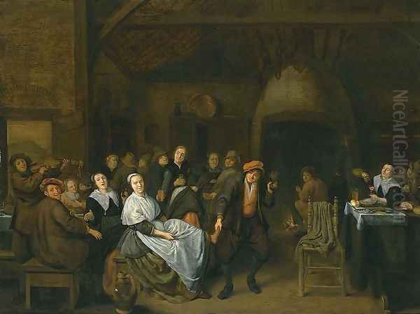Drinking Peasants - view 1