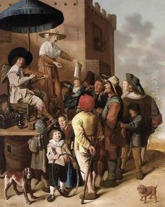 A Quack and His Assistant c. 1630 by Jan Miense Molenaer