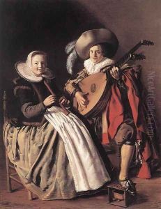The Duet c. 1630 by Jan Miense Molenaer