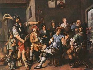 The Denying of Peter 1636 by Jan Miense Molenaer