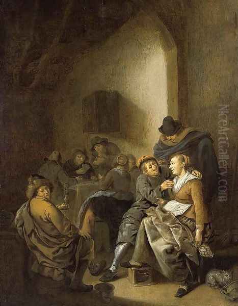 Amorous Couple in an Inn 1640s - view 1