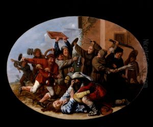 Battle between Carnival and Lent by Jan Miense Molenaer