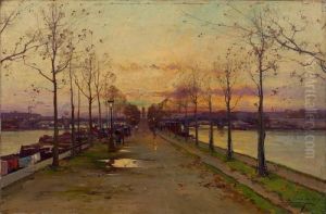 L'ile Au Cygne Ou La Seine Au Pont De Grenelle