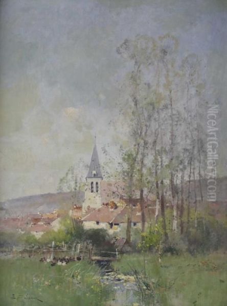 Dorfliche Landschaft (village De Campagne) - view 1