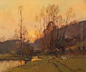 La Campagne by Eugene Galien-Laloue