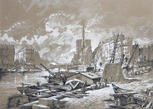 Notre Dame by Eugene Galien-Laloue