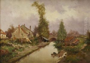 Paysage by Eugene Galien-Laloue