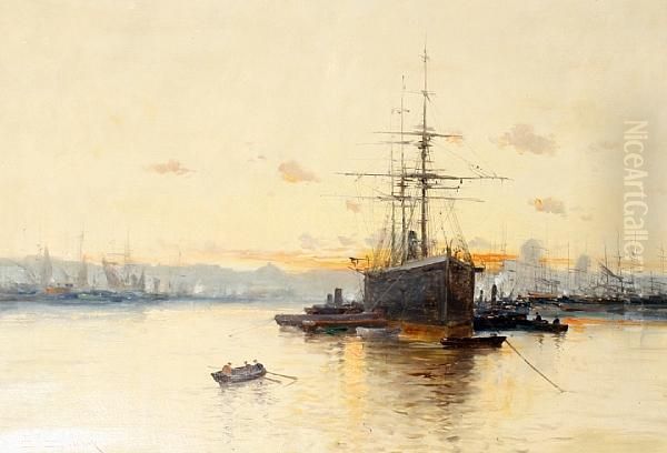 Ship In Port - view 1