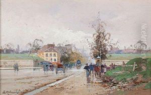 Animation A La Sortie De Paris, Porte De Chatillon