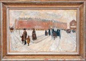 Wintertag Inparis by Eugene Galien-Laloue