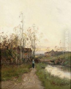Chemin Au Bord D'un Etang