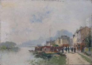 Peniche En Bord De Seine