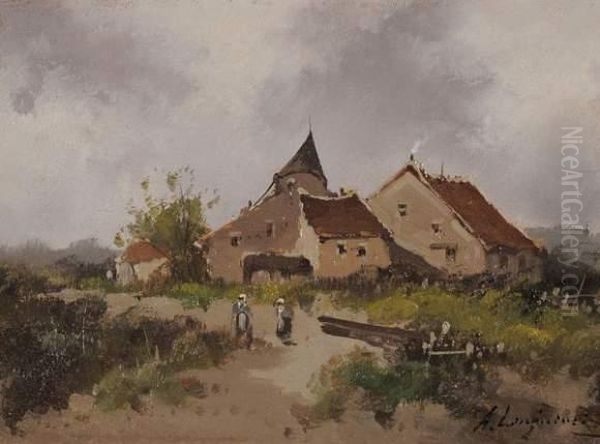 Paysannes Devant Une Ferme - view 1