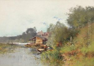 L'embarcadere Au Bord Du Loing