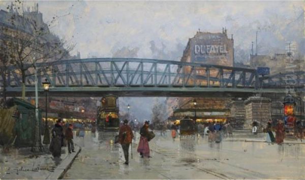Paris, Le Boulevard De La Chapelle Et Le Metro Aerien - view 1