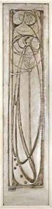 Panel from the Ingram Street Tea Rooms by Charles Rennie Mackintosh