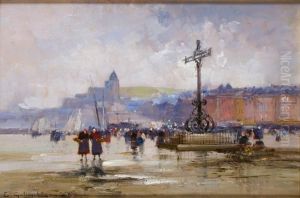 Le Treport by Eugene Galien-Laloue