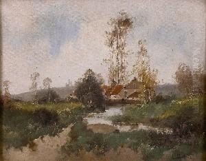 Paysage A La Riviere. Paysage A La Riviere.