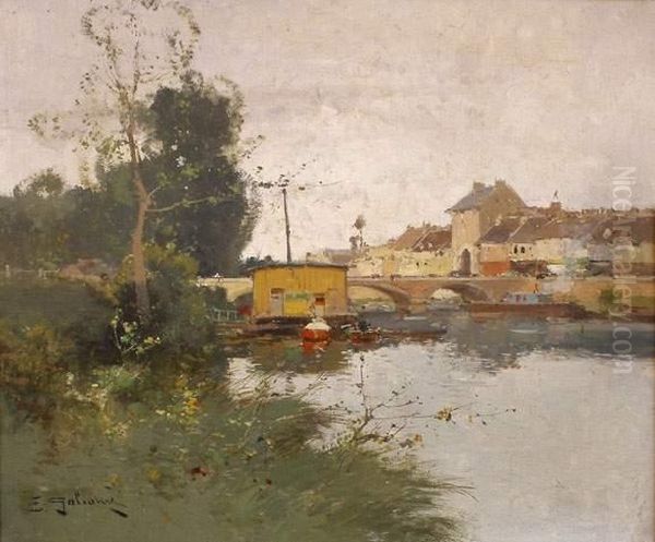 Les Bateaux Lavoirs A Montigny Sur Loing - view 1