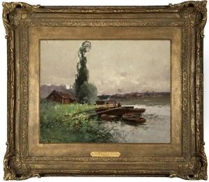 Le Paysage Avec La Peniche Le Paysage Avec La Peniche
