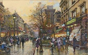 Les Boulevards Et La Porte Saint Martin